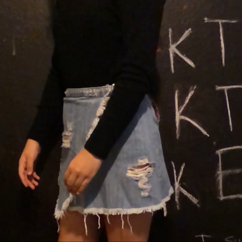 Ripped skirt